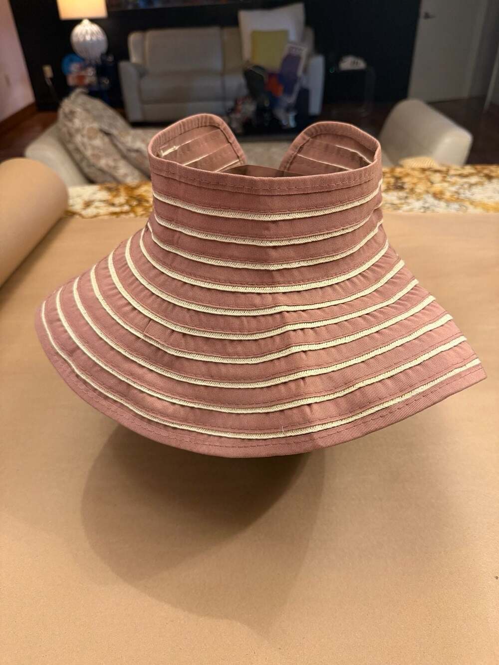 Scala Collezione One Size Fits Most Paper Braid Sun Visor summer beach